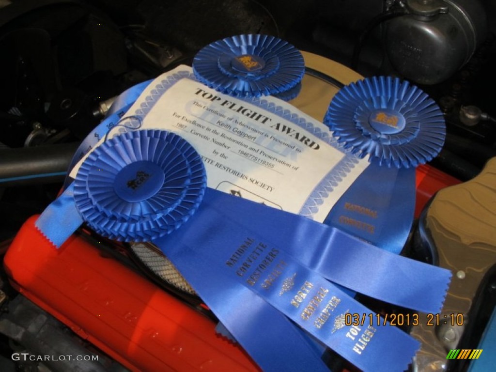 1967 Corvette Convertible - Marina Blue / Bright Blue photo #6