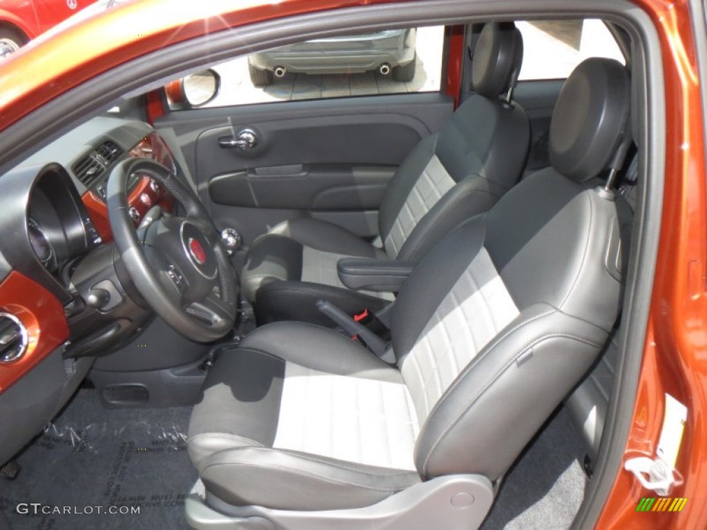 Sport Tessuto Nero/Nero (Black/Black) Interior 2012 Fiat 500 Sport Photo #79951202