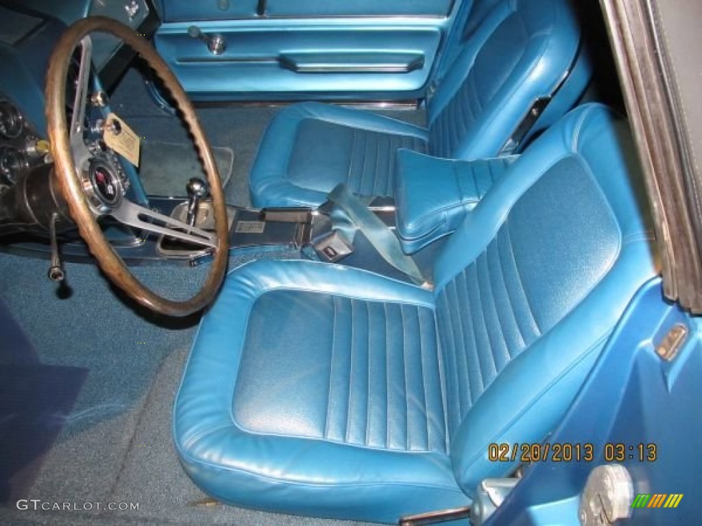 1967 Corvette Convertible - Marina Blue / Bright Blue photo #21