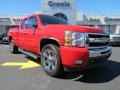 2011 Victory Red Chevrolet Silverado 1500 LT Extended Cab  photo #1