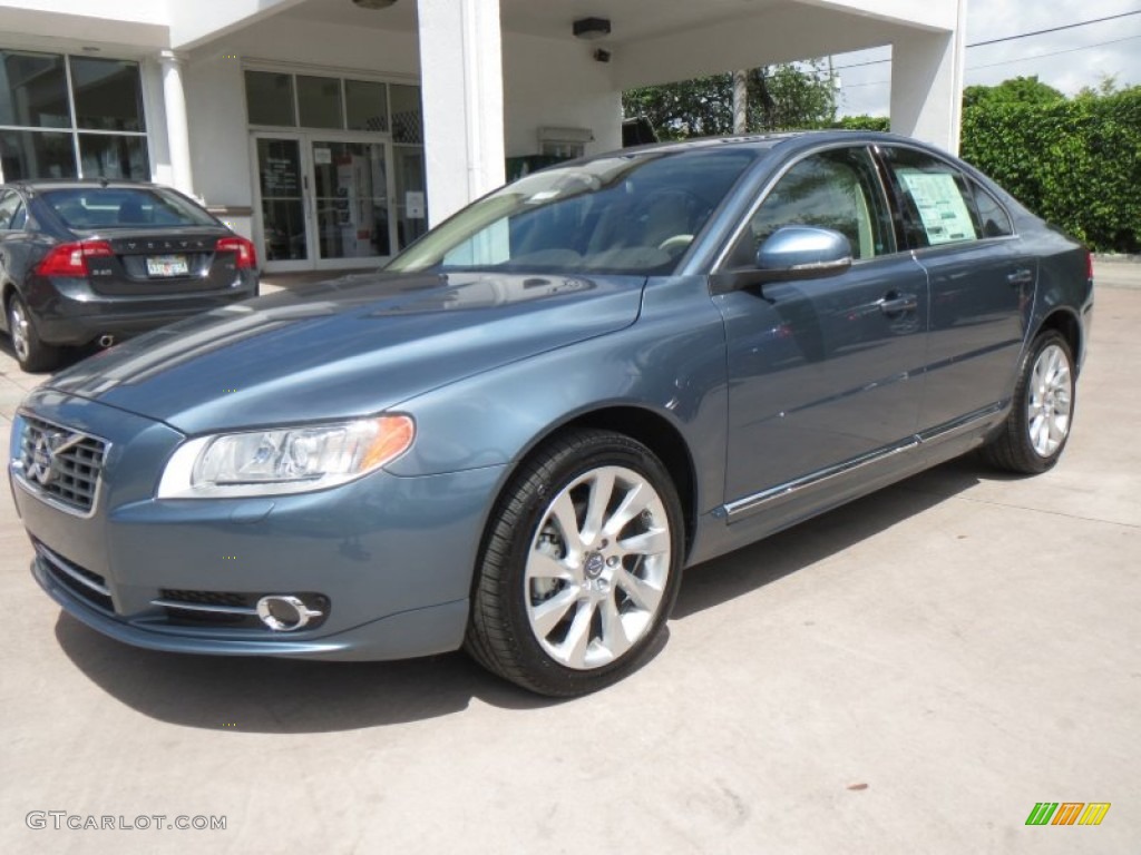 Biarritz Blue Metallic 2013 Volvo S80 T6 AWD Exterior Photo #79952045