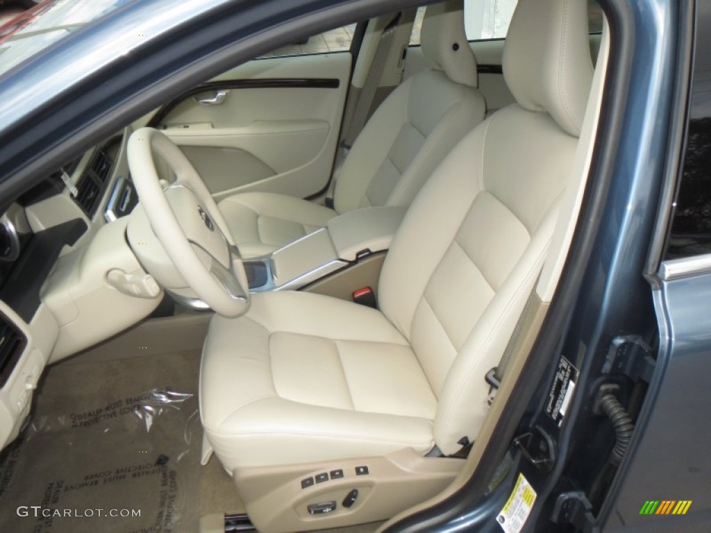 Soft Beige/Anthracite Interior 2013 Volvo S80 T6 AWD Photo #79952221