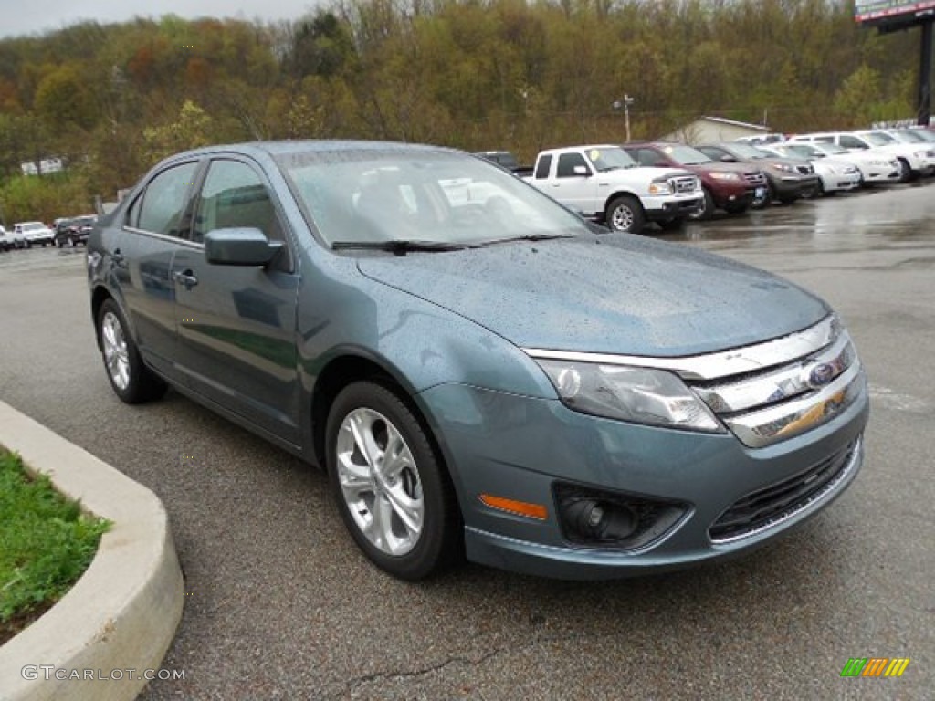 Steel Blue Metallic 2012 Ford Fusion SE V6 Exterior Photo #79952865