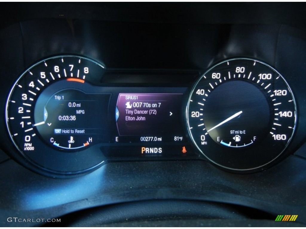 2013 Lincoln MKZ 2.0L EcoBoost FWD Gauges Photo #79953301