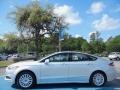 2013 Ingot Silver Metallic Ford Fusion Hybrid SE  photo #2