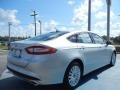 2013 Ingot Silver Metallic Ford Fusion Hybrid SE  photo #3