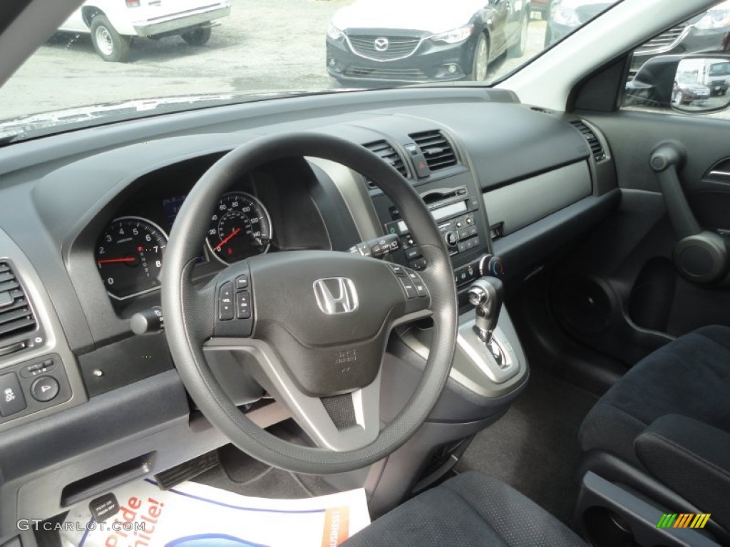 2010 Honda CR-V LX AWD Black Dashboard Photo #79953809