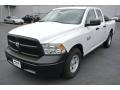 2013 Bright White Ram 1500 Tradesman Quad Cab  photo #2