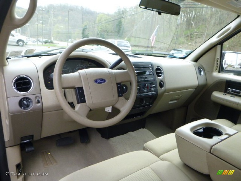 Tan Interior 2008 Ford F150 XLT SuperCab 4x4 Photo #79954506