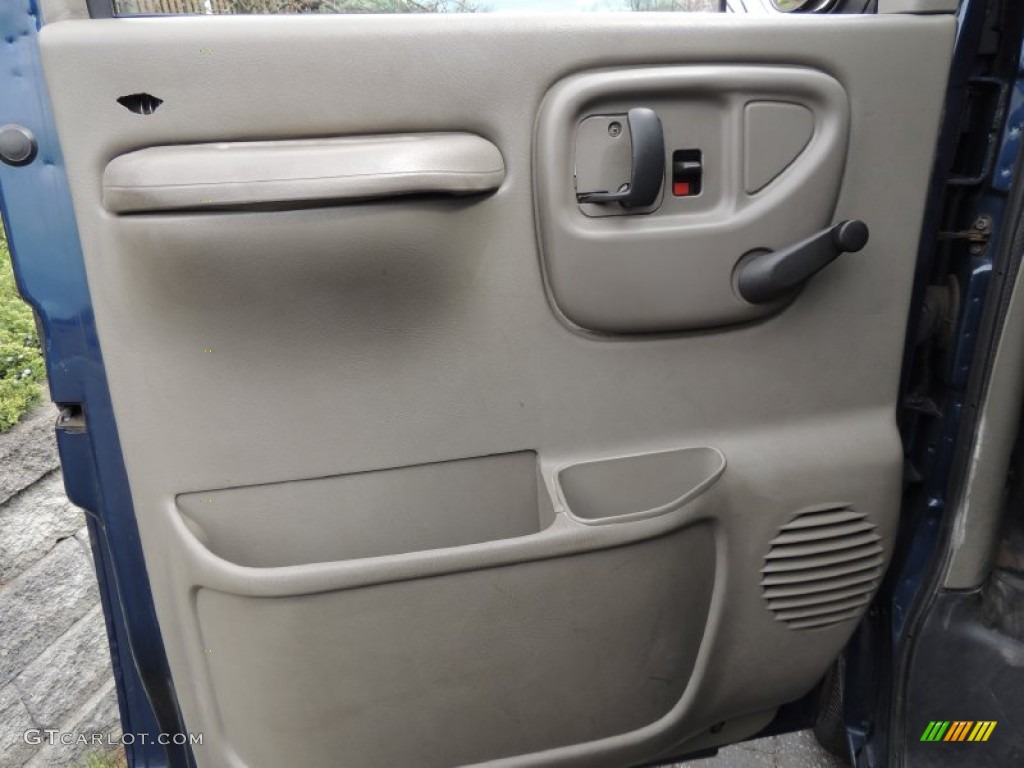 2001 Express 1500 Passenger Van - Indigo Blue Metallic / Neutral photo #14