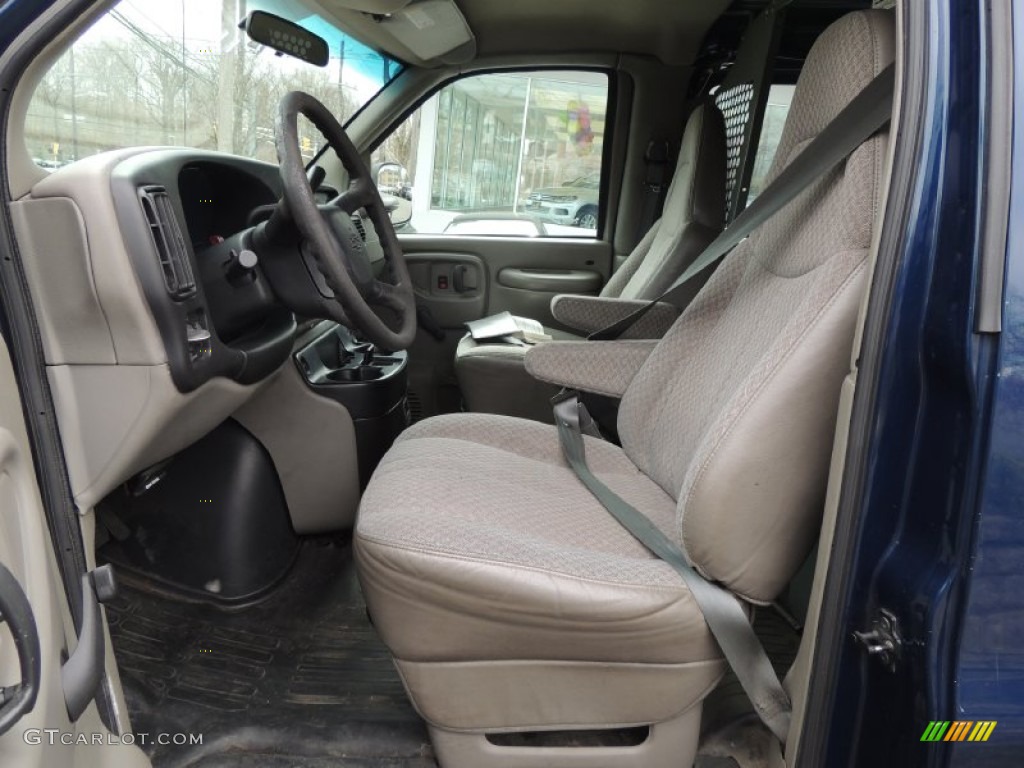 2001 Express 1500 Passenger Van - Indigo Blue Metallic / Neutral photo #15