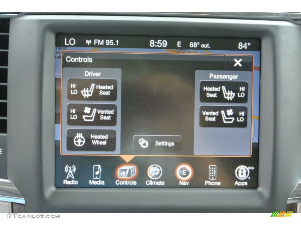 2013 Ram 2500 Laramie Longhorn Crew Cab 4x4 Controls Photo #79954859