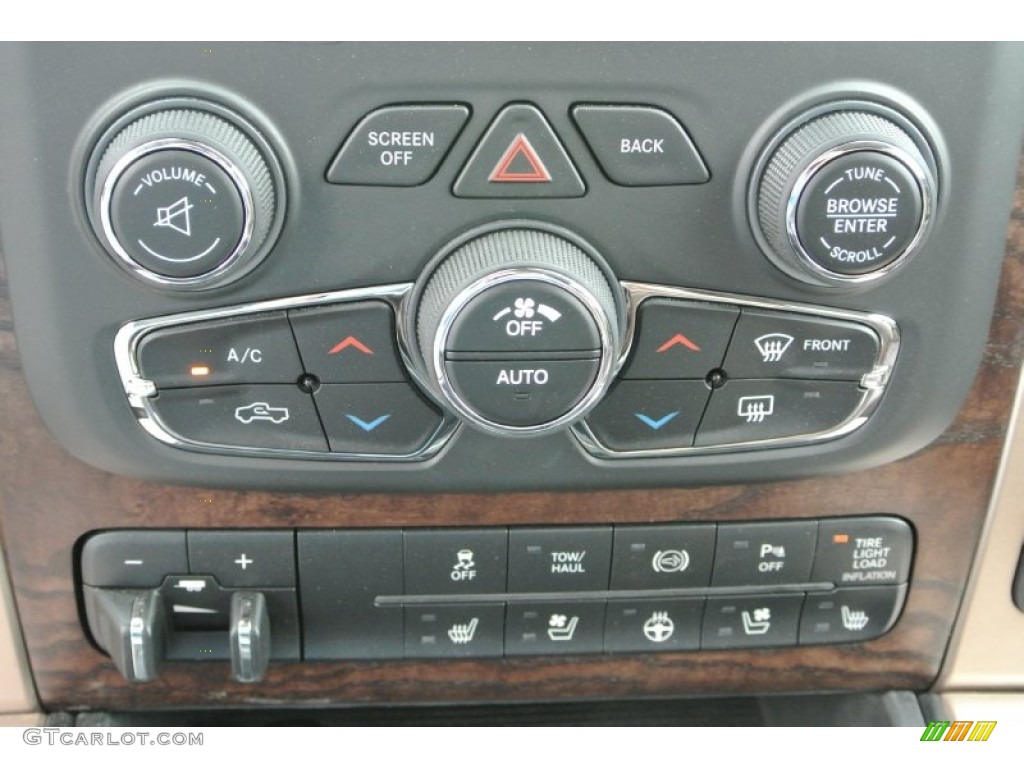 2013 Ram 2500 Laramie Longhorn Crew Cab 4x4 Controls Photo #79954903