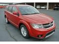 2013 Brilliant Red Tri-Coat Pearl Dodge Journey SXT  photo #1