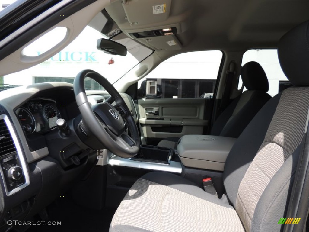 2012 Ram 3500 HD Big Horn Mega Cab 4x4 Dually - Black / Dark Slate/Medium Graystone photo #7