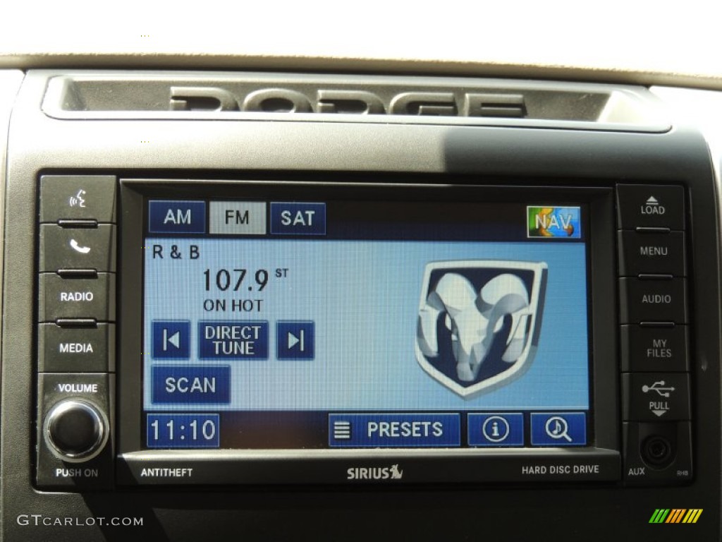2012 Dodge Ram 3500 HD Big Horn Mega Cab 4x4 Dually Audio System Photo #79955294