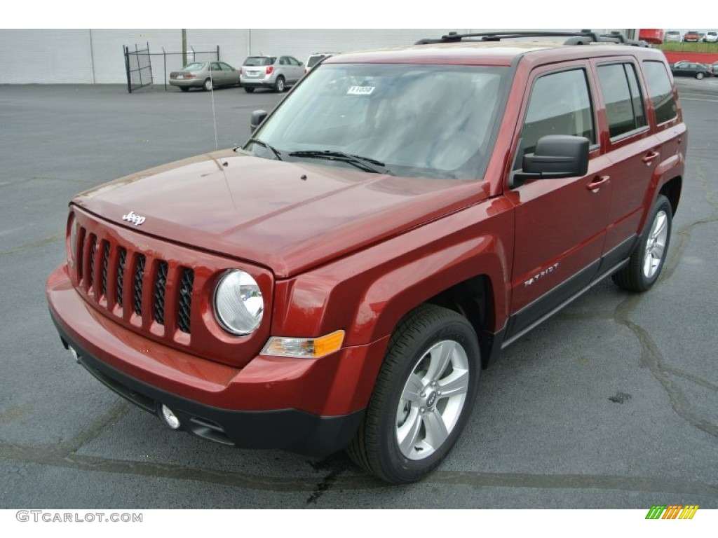 Deep Cherry Red Crystal Pearl 2014 Jeep Patriot Latitude Exterior Photo #79956186