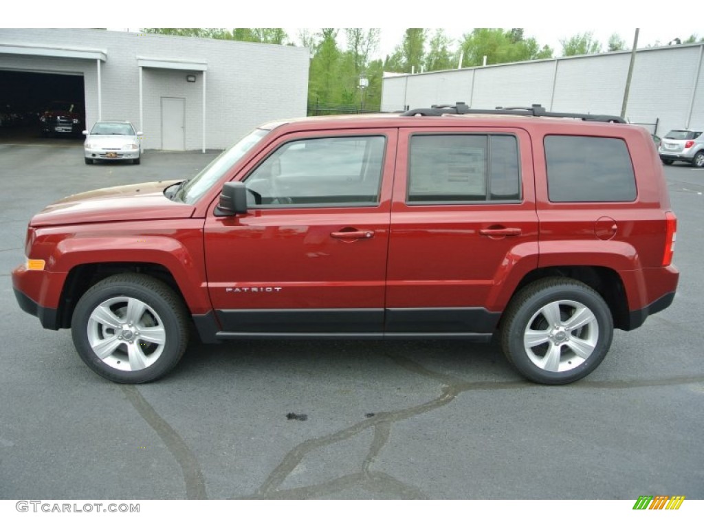 Deep Cherry Red Crystal Pearl 2014 Jeep Patriot Latitude Exterior Photo #79956206