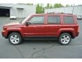 Deep Cherry Red Crystal Pearl 2014 Jeep Patriot Latitude Exterior