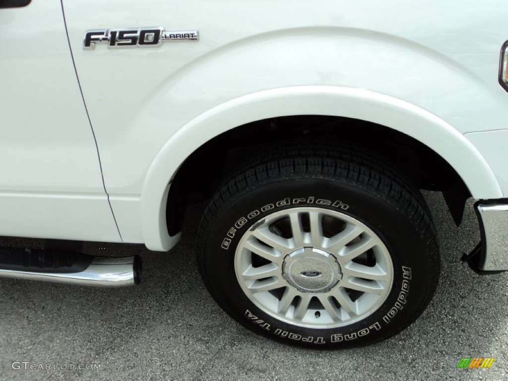 2010 F150 Lariat SuperCrew - Oxford White / Tan photo #3