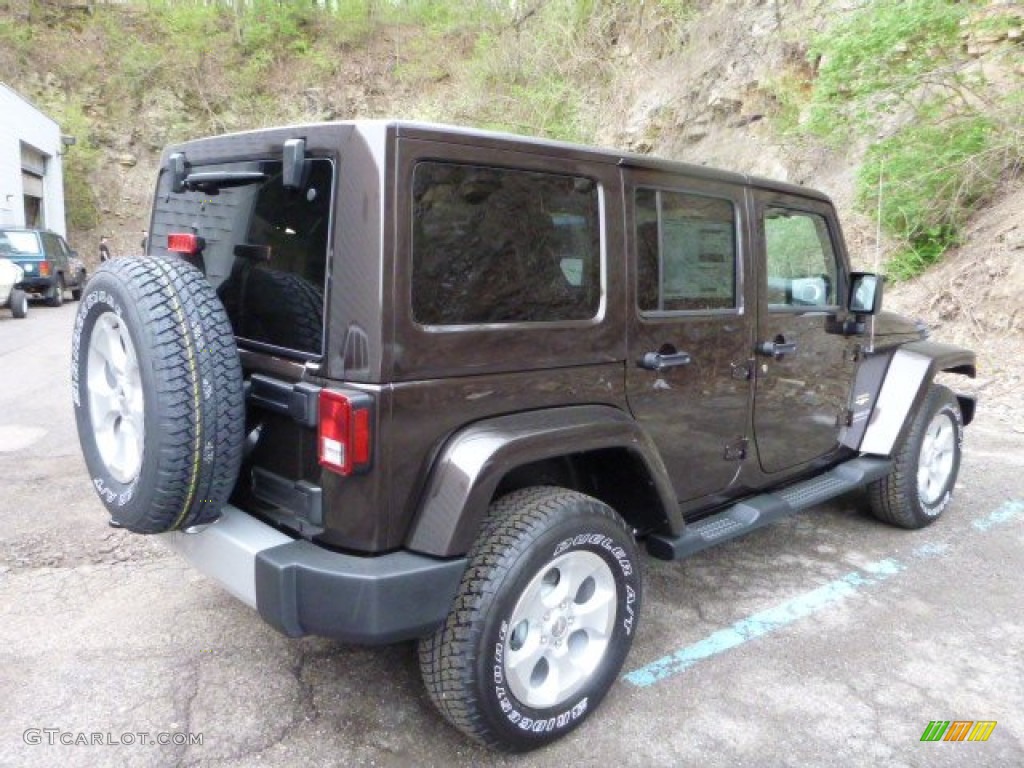 2013 Wrangler Unlimited Sahara 4x4 - Rugged Brown Pearl / Black/Dark Saddle photo #5