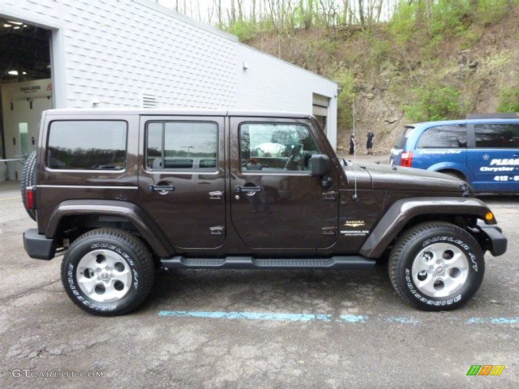 Rugged Brown Pearl 2013 Jeep Wrangler Unlimited Sahara 4x4 Exterior Photo #79957406