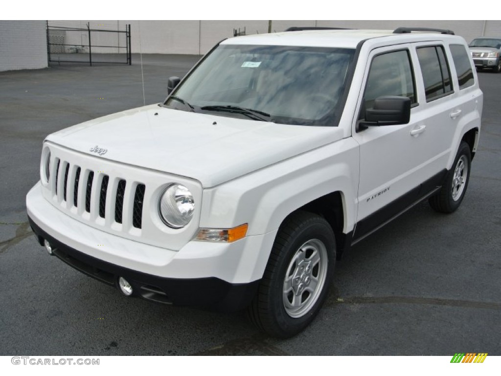 Bright White 2014 Jeep Patriot Sport Exterior Photo #79957700