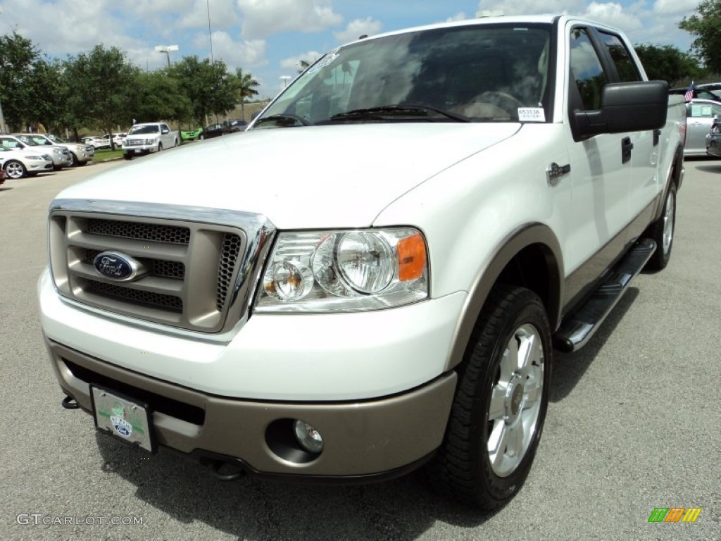 Oxford White 2006 Ford F150 King Ranch SuperCrew 4x4 Exterior Photo #79958205