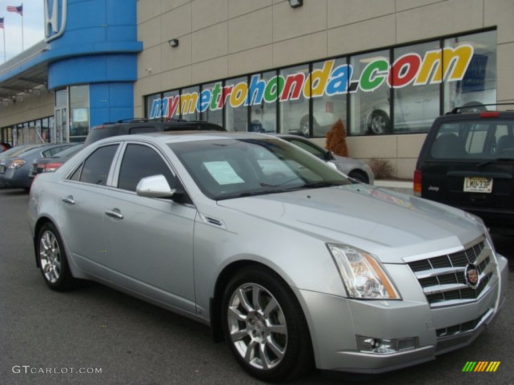 2009 CTS 4 AWD Sedan - Radiant Silver / Ebony photo #1