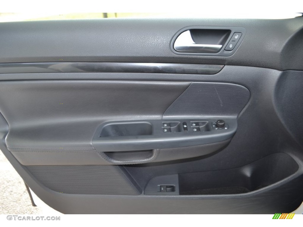 2010 Volkswagen Jetta SE SportWagen Titan Black Door Panel Photo #79959983