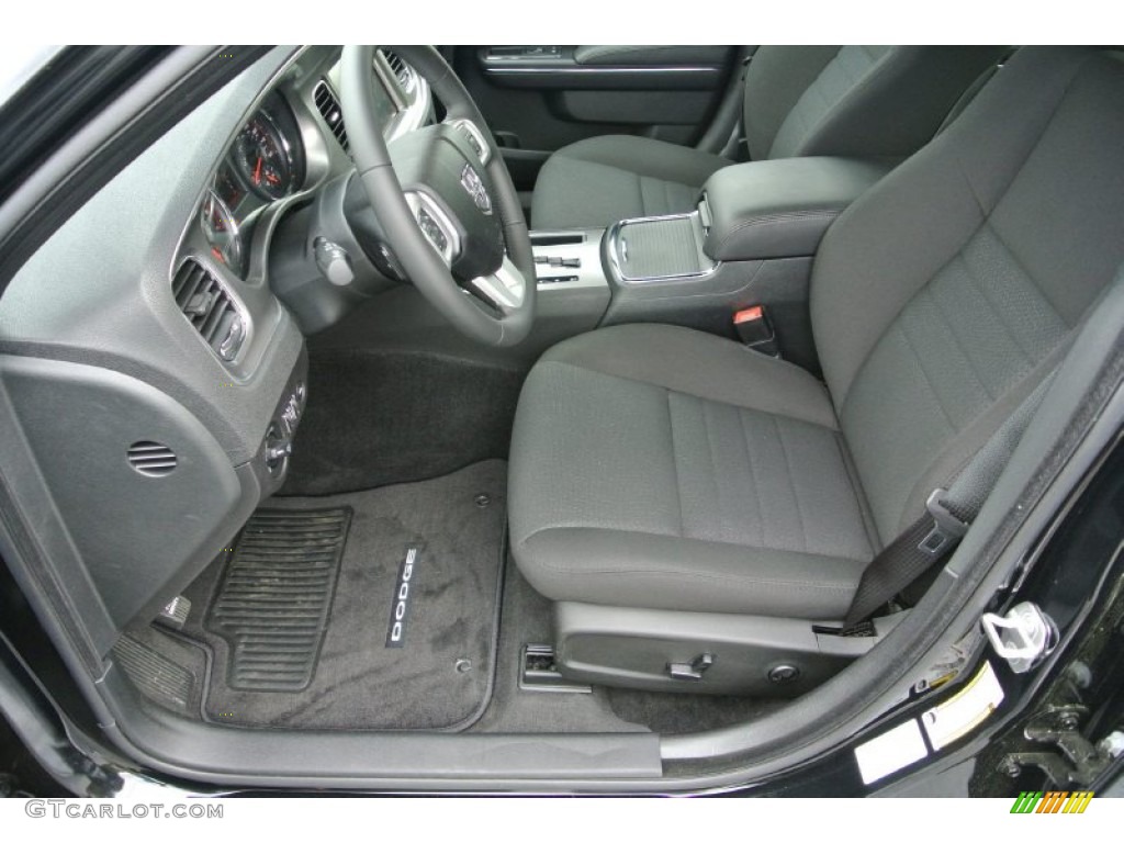 Black Interior 2013 Dodge Charger R/T Photo #79960261