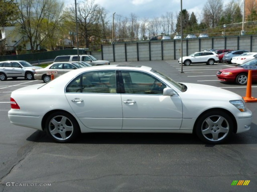 Crystal White 2005 Lexus LS 430 Sedan Exterior Photo #79960424