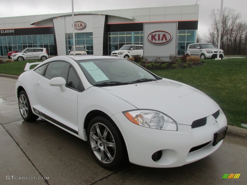 2008 Eclipse SE Coupe - Northstar White / Terra Cotta/Charcoal photo #1