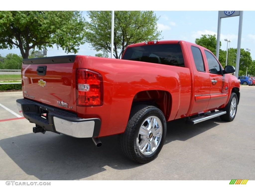 2012 Silverado 1500 LT Extended Cab - Victory Red / Ebony photo #5