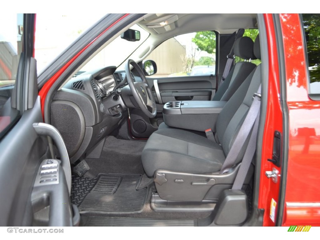 2012 Silverado 1500 LT Extended Cab - Victory Red / Ebony photo #9