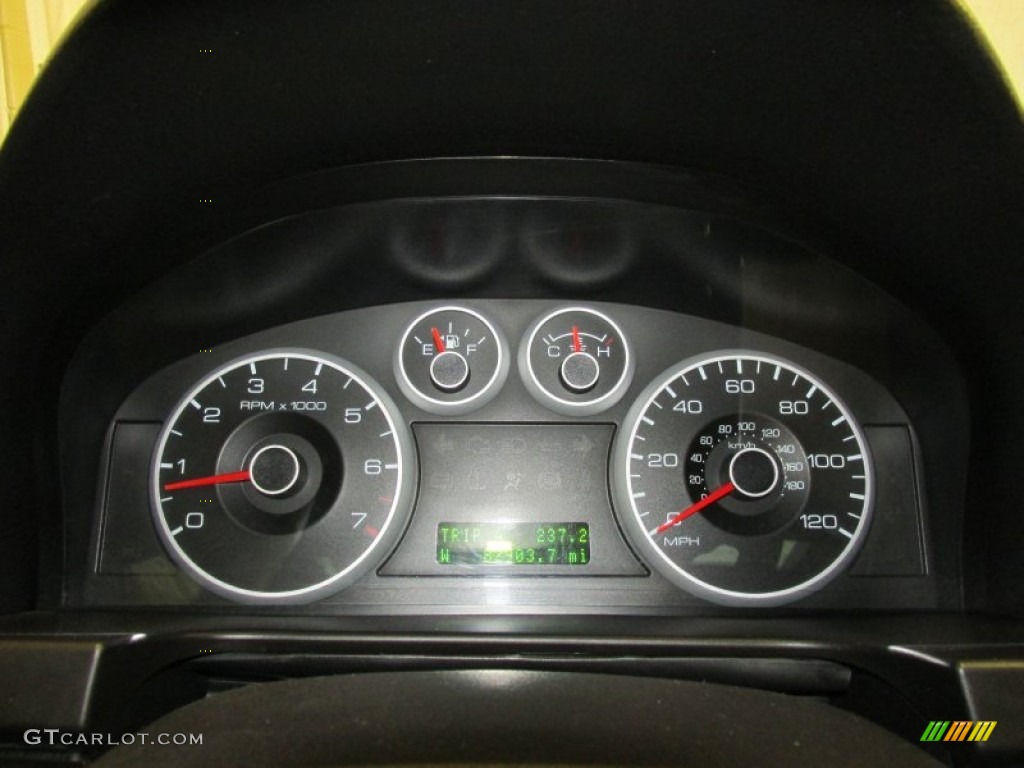 2009 Ford Fusion SEL V6 Blue Suede Gauges Photo #79961342