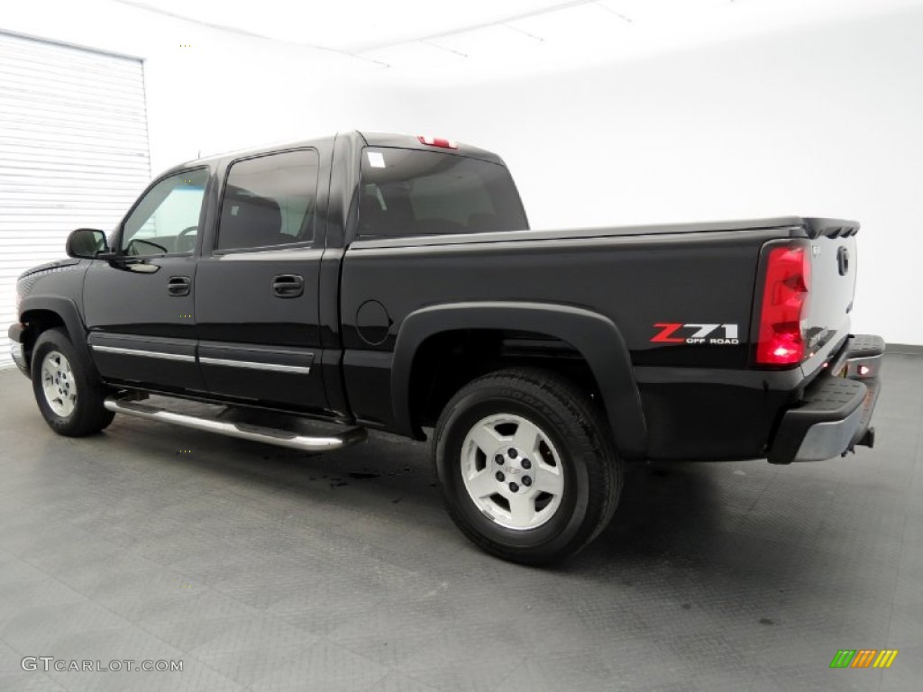 2004 Silverado 1500 Z71 Crew Cab 4x4 - Black / Medium Gray photo #4