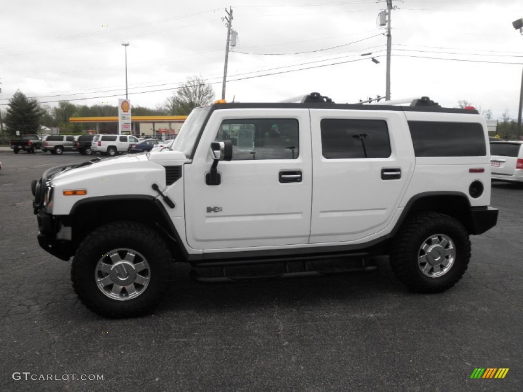 White 2003 Hummer H2 SUV Exterior Photo #79961401