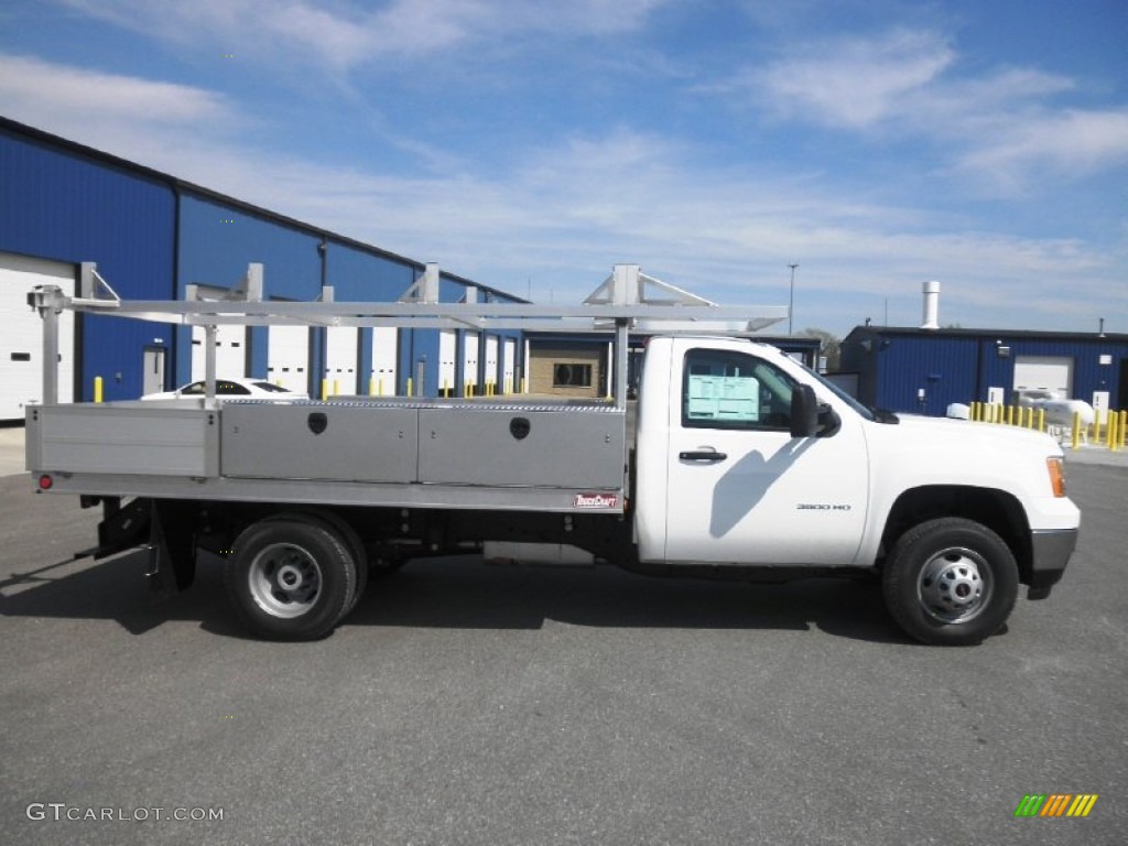 2013 Sierra 3500HD Regular Cab Chassis - Summit White / Dark Titanium photo #1