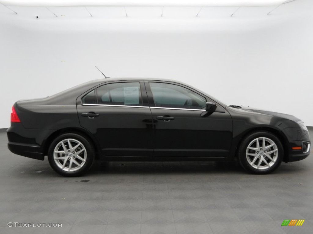 2011 Fusion SEL - Tuxedo Black Metallic / Charcoal Black photo #4