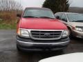 2001 Bright Red Ford F150 XL SuperCab  photo #2