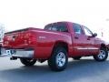 2008 Flame Red Dodge Dakota Laramie Crew Cab 4x4  photo #4