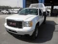 2013 Summit White GMC Sierra 3500HD Extended Cab 4x4 Dump Truck  photo #3