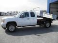 2013 Summit White GMC Sierra 3500HD Extended Cab 4x4 Dump Truck  photo #4