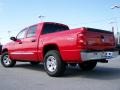 2008 Flame Red Dodge Dakota Laramie Crew Cab 4x4  photo #7