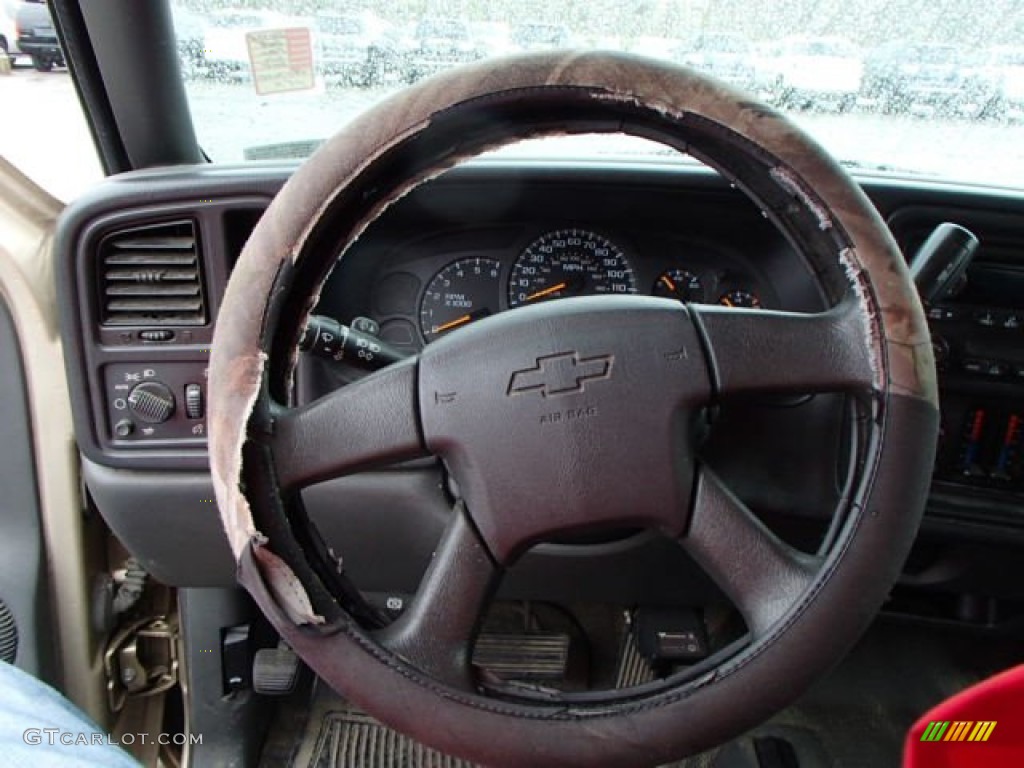 2004 Silverado 1500 LS Extended Cab 4x4 - Sandstone Metallic / Medium Gray photo #13