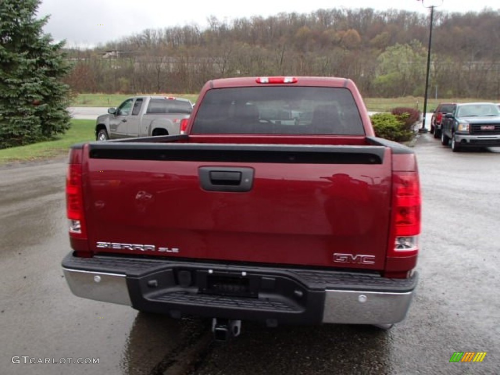 2013 Sierra 1500 SLE Crew Cab 4x4 - Sonoma Red Metallic / Ebony photo #7