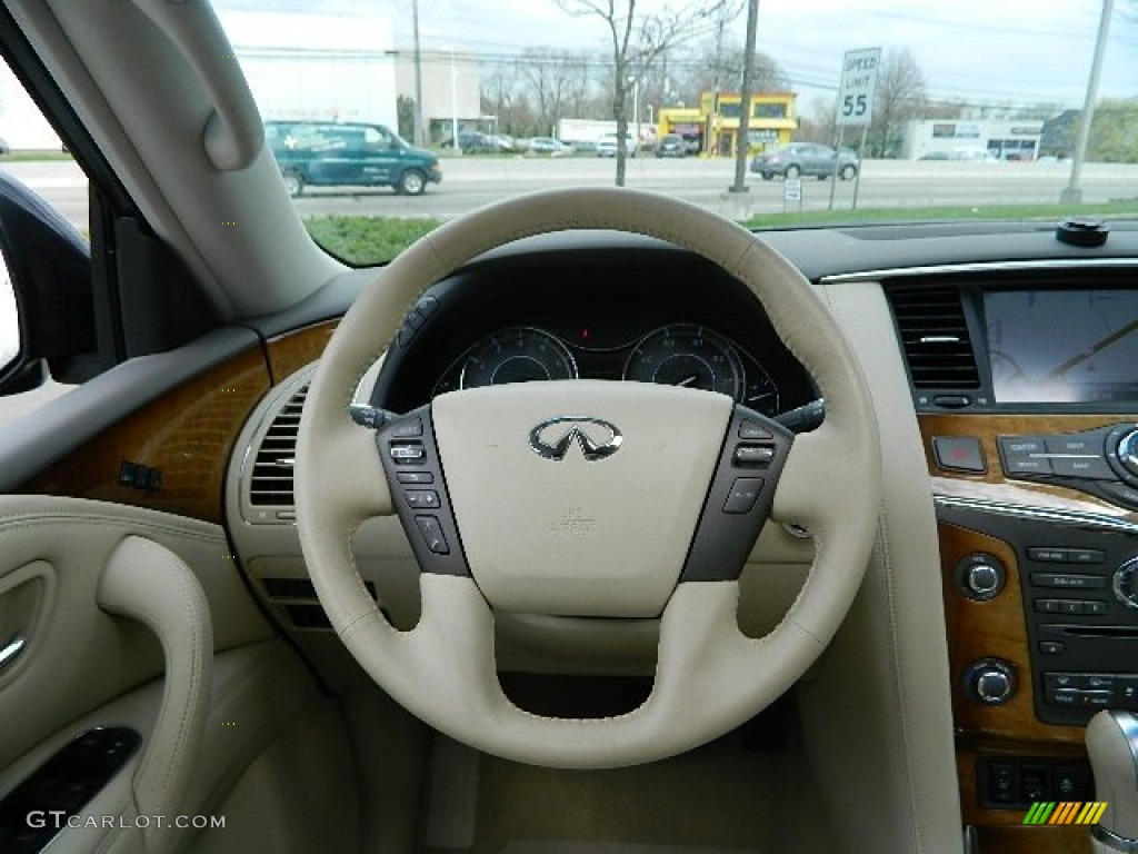 2012 Infiniti QX 56 4WD Steering Wheel Photos