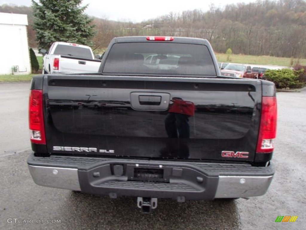 2013 Sierra 1500 SLE Crew Cab 4x4 - Onyx Black / Ebony photo #7