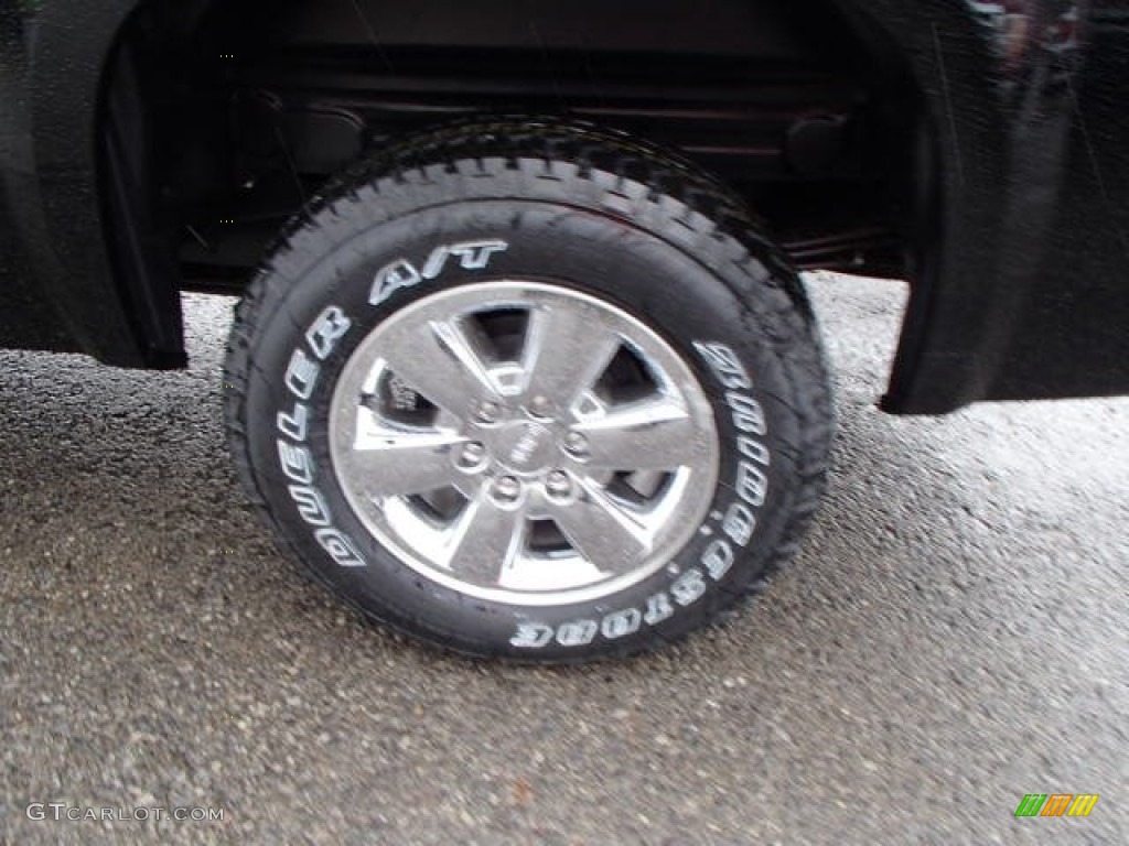 2013 Sierra 1500 SLE Crew Cab 4x4 - Onyx Black / Ebony photo #9